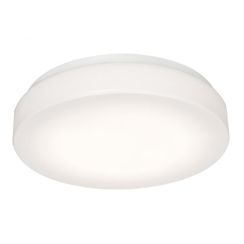 Cirrus 19'' LED Flush,35W,120V, 5AJ CCT,Batt