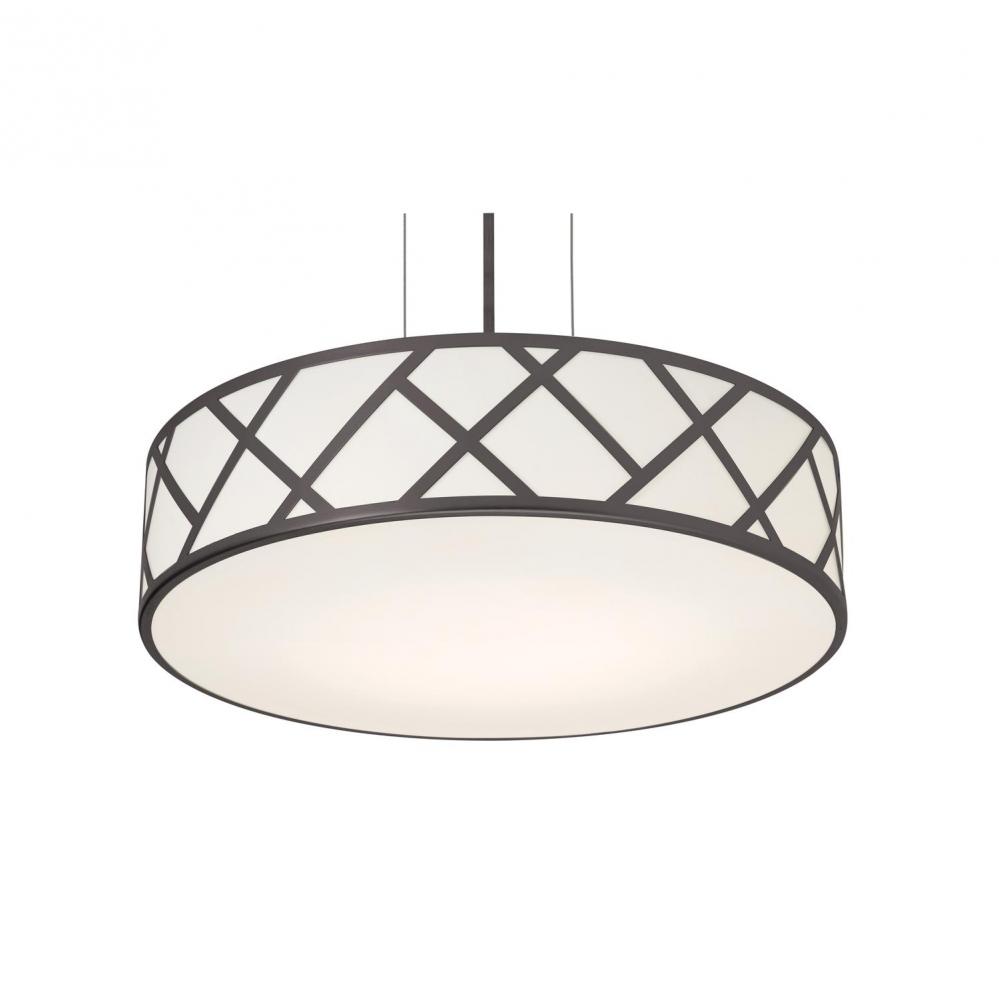 Haven 21'' LED Pendant - 42W 120-277V - Black