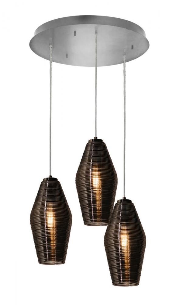 Mila 3 Light Round Pendant