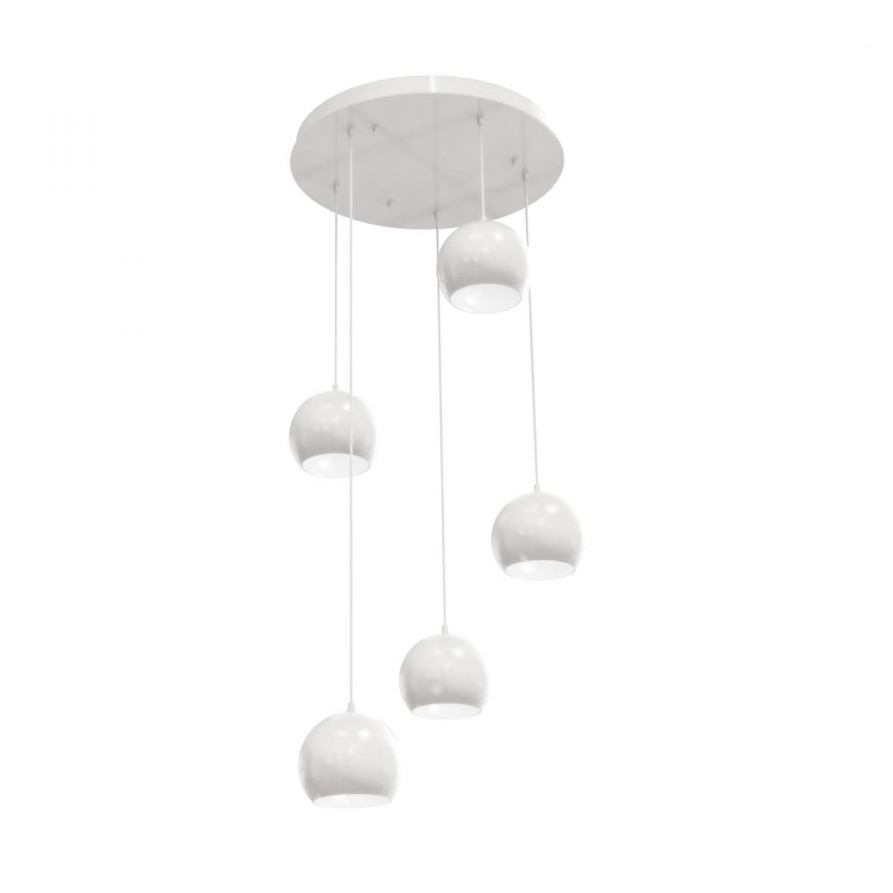 Roxy 5 Light Round Pendant