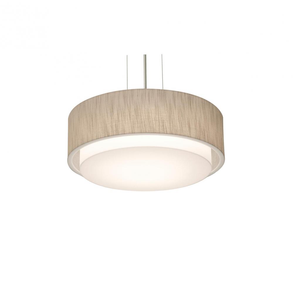 Sanibel 16'' LED Pendant - BK and JT