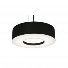 AFX Lighting, Inc. MCP1932LAJUDBK-BK - Montclair 19'' LED Pendant - 18W 120-277V,BK w/ BK