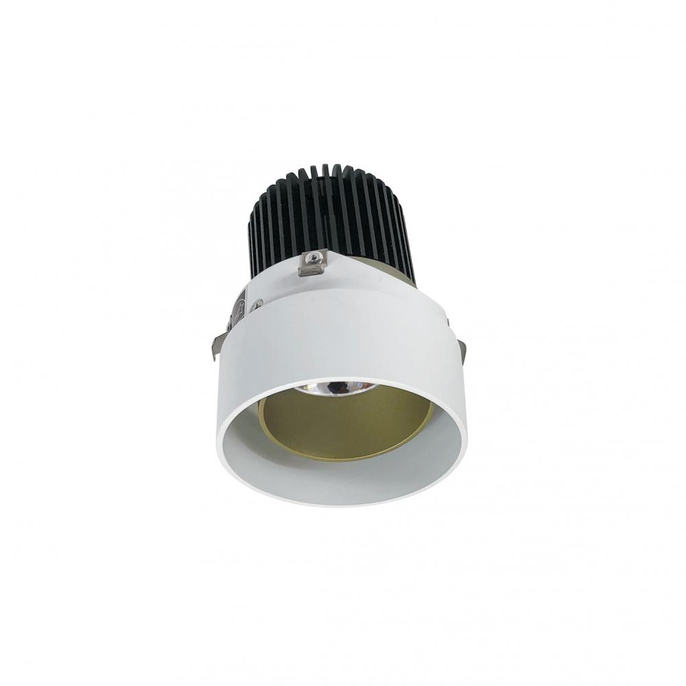 2" Iolite LED Round Trimless Downlight, 10-Degree Optic, 800lm / 12W, 4000K, Matte Powder White