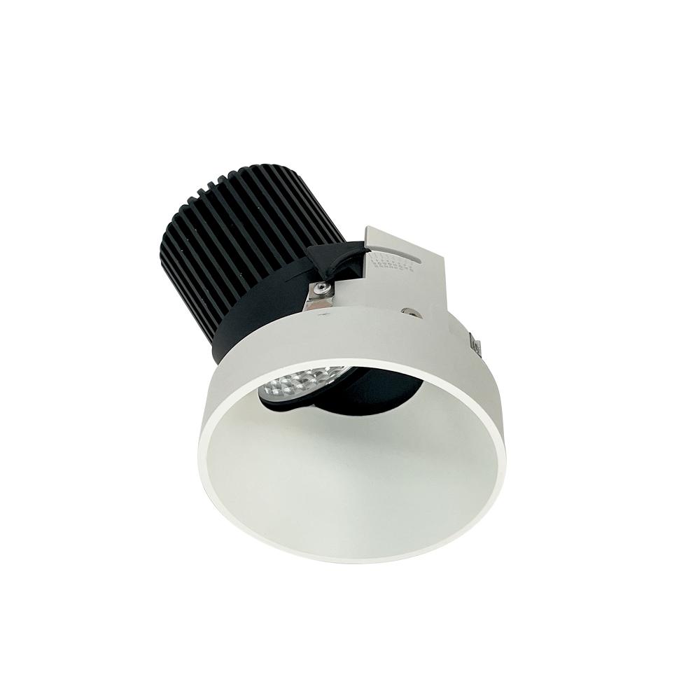 4" Iolite LED Round Trimless Adjustable Slot, 1000lm / 14W, 5000K, White