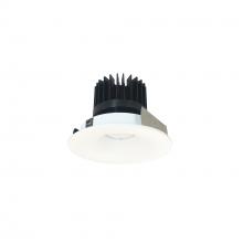 Nora NIO-4RNB35XMPW/HL - 4" Iolite LED Round Bullnose, 1500lm/2000lm/2500lm (varies by housing), 3500K, Matte Powder