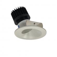 Nora NIO-4RW27XWW/HL - 4" Iolite LED Round Wall Wash, 1500lm/2000lm (varies by housing), 2700K, White Reflector / White