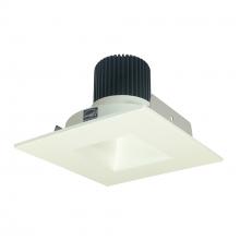 Nora NIO-4SNDSQ30XWW/10 - 4" Iolite LED Square Reflector with Square Aperture, 1000lm / 14W, 3000K, White Reflector /