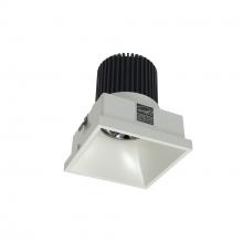 Nora NIO-4STLNDC30QWW - 4" Iolite LED Square Trimless Downlight, 10-Degree Optic, 800lm / 12W, 3000K, White Finish