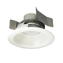 Nora NLCBC2-55240MPW/10 - 5" Cobalt Click LED Retrofit, Baffle, 1000lm / 12W, 4000K, Matte Powder White Baffle / Matte