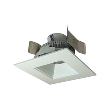 Nora NLCBC2-55627MPW/10 - 5" Cobalt Click LED Retrofit, Square Reflector, 1000lm / 12W, 2700K, Matte Powder White