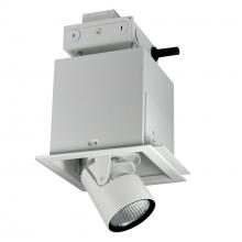 Nora NMRTLGPD-11D2L2040SW - Pull-Down LED Trimless 1-Head MLS, 30W / 2100lm per Head, Spot, 4000K, White, 277V 0-10V Dimming