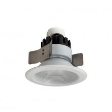 Nora NRMC3-52L127NWW - 5" Marquise III Retrofit, White Baffle/White Flange, 120-277V; 0-10V Dimming, 1300lm / 12W,