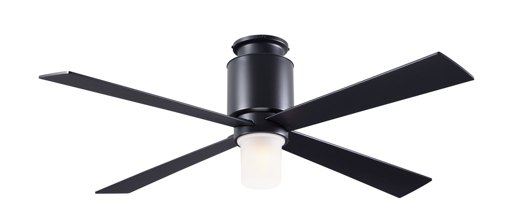 Lapa Flush Fan; Dark Bronze Finish; 50" Nickel Blades; 17W LED; Fan Speed and Light Control (3-w