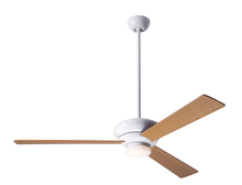 Modern Fan Co. ALT-GW-42-MP-271-002 - Altus Fan; Gloss White Finish; 42" Maple Blades; 17W LED; Fan Speed and Light Control (3-wire)