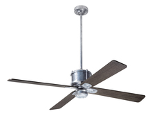 Modern Fan Co. IND-GV-50-GY-NL-RC - Industry DC Fan; Galvanized Finish; 50" Graywash Blades; No Light; Remote Control