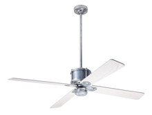 Modern Fan Co. IND-GV-50-WW-NL-WC - Industry DC Fan; Galvanized Finish; 50" Whitewash Blades; No Light; Wall Control