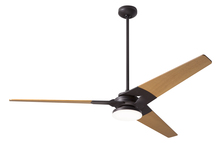 Modern Fan Co. TOR-DB-62-MP-272-002 - Torsion Fan; Dark Bronze Finish; 62" Maple Blades; 20W LED; Fan Speed and Light Control (3-wire)