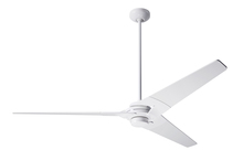 Modern Fan Co. TOR-GW-62-WH-NL-001 - Torsion Fan; Gloss White Finish; 62" White Blades; No Light; Fan Speed Control