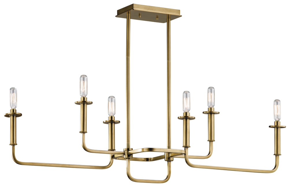 Linear Chandelier 6Lt