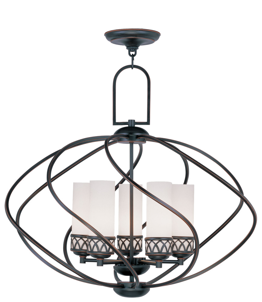 5 Light Olde Bronze Chandelier