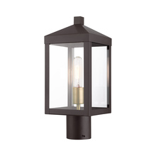 Livex Lighting 20590-07 - 1 Lt Bronze Outdoor Post Top Lantern