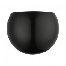 Livex Lighting 40802-68 - 1 Light Shiny Black Wall Sconce