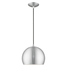 Livex Lighting 41181-66 - 1 Lt Brushed Aluminum Mini Pendant