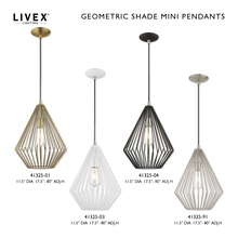 GEOMETRIC SHADE MINI PENDANTS