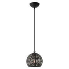 Livex Lighting 49541-04 - 1 Lt Black Pendant