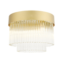 Livex Lighting 49827-33 - 4 Lt Soft Gold Flush Mount