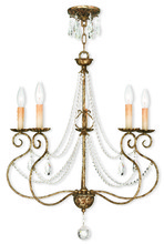 Livex Lighting 51905-36 - 5 Light European Bronze Chandelier