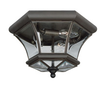 Livex Lighting 7053-07 - 3 Light Bronze Ceiling Mount