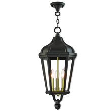 Livex Lighting 76193-07 - 3 Lt BZ Outdoor Pendant Lantern