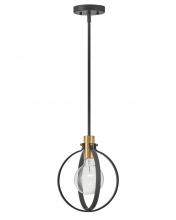 Lark 83037BK - Small Single Light Pendant