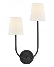 Lark 84260BK - Large Two Light Sconce