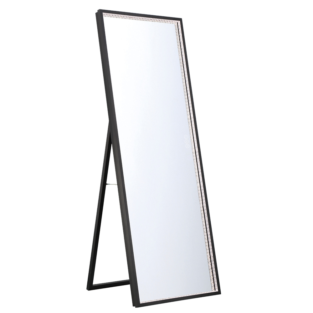 Cerissa 65" Rectangular Mirror in Black