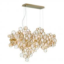 Eurofase Blue US 34031-022 - Trento 12 Light Chandelier in Antique Gold