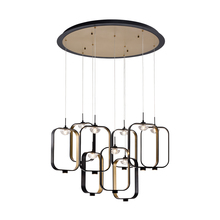 Eurofase Blue US 37079-017 - Dagmar, Chandelier, LED, Black