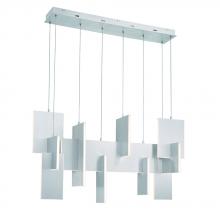 Eurofase Blue US 38044-030 - Coburg 1 Light Chandelier in Aluminium