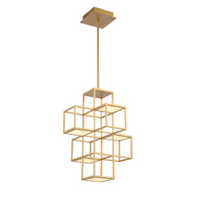 Eurofase Blue US 38260-018 - Ferro, 5LT LED Pendant, Gold