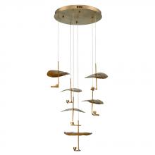 Eurofase Blue US 41908-013 - Lagatto 6 Light Chandelier in Bronze