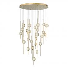 Eurofase Blue US 43890-026 - Barletta 26 Light Chandelier in Brass