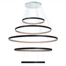 Eurofase Blue US 43901-012 - Verdura 1 Light Chandelier in Black + Brown