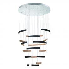 Eurofase Blue US 43902-019 - Verdura 1 Light Chandelier in Black + Brown