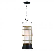 Eurofase Blue US 44266-011 - Rivamar 1 Light Pendant in Oil Rubbed Bronze + Gold