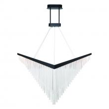 Eurofase Blue US 47188-020 - Vivien 60" LED Chandelier In Black