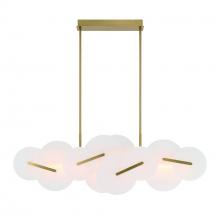 Eurofase Blue US 47210-011 - Nuvola 56" LED Chandelier In Gold