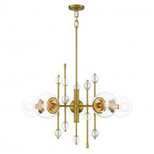 Eurofase Blue US 47221-017 - Traiton 36" Chandelier In Gold