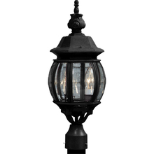 Artcraft AC8363BK - Classico 3-Light Post Lighting Lantern