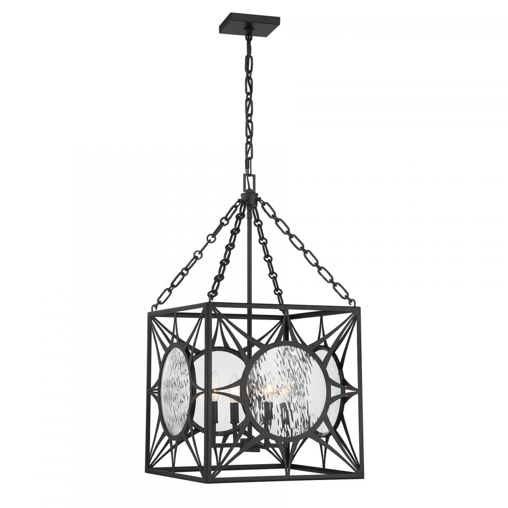 Balfour 4-Light Pendant in Matte Black